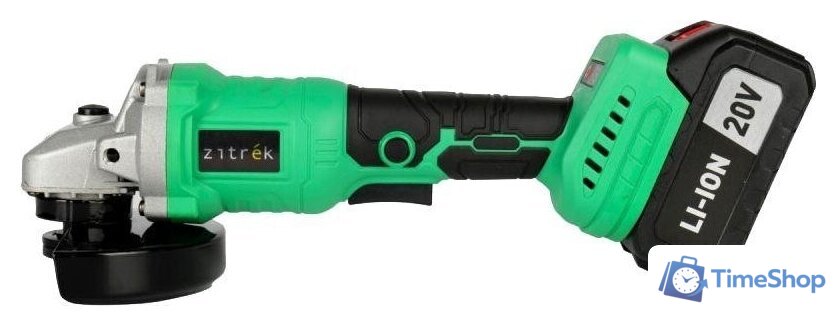 Угловая шлифмашина Zitrek ZKAG20-125 PRO 083-1078 (с 1-им АКБ, кейс) - Изображение №2 — Интернет-магазин Time-Shop