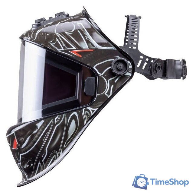 Сварочная маска FoxWeld Корунд Мега 5989 (черный) - Изображение №2 — Интернет-магазин Time-Shop