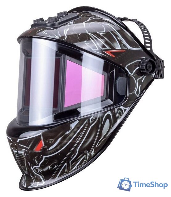 Сварочная маска FoxWeld Корунд Мега 5989 (черный) - Изображение №1 — Интернет-магазин Time-Shop