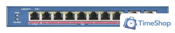 Неуправляемый коммутатор Hikvision DS-3E0310HP-E - Изображение №3 — Интернет-магазин Time-Shop