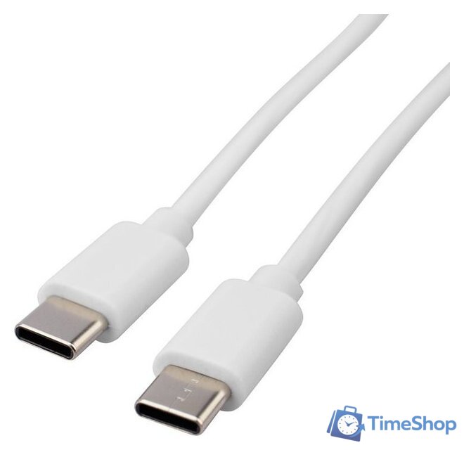 Кабель Rexant 18-1831 USB Type-C - USB Type-C (1 м, белый) - Изображение №1 — Интернет-магазин Time-Shop