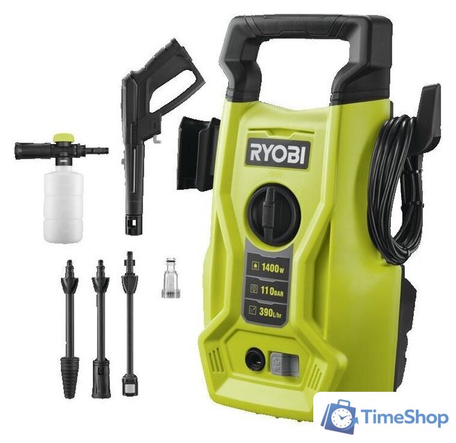 Мойка высокого давления Ryobi RY110PWA - Изображение №1 — Интернет-магазин Time-Shop
