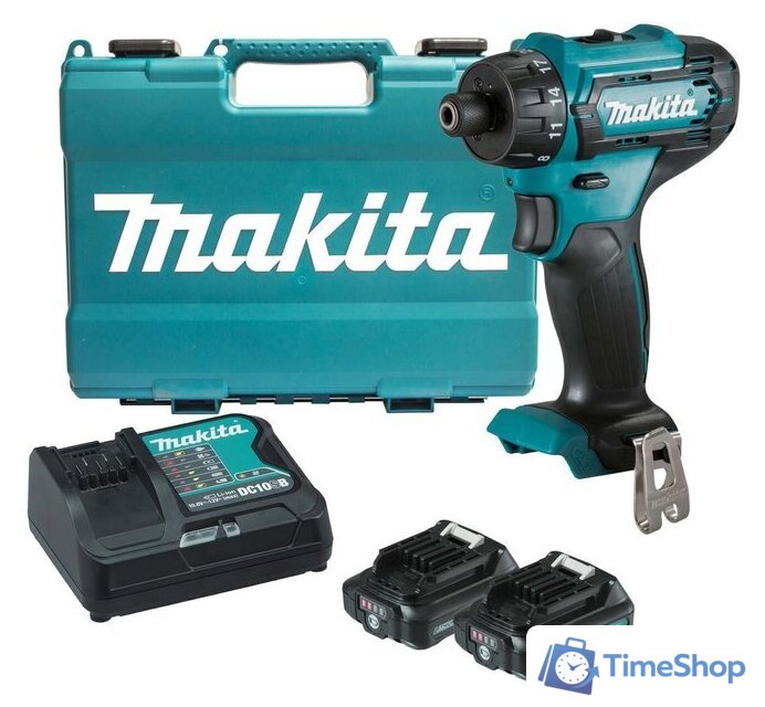 Винтоверт Makita DF033DSAE (с 2-мя АКБ, кейс) - Изображение №1 — Интернет-магазин Time-Shop