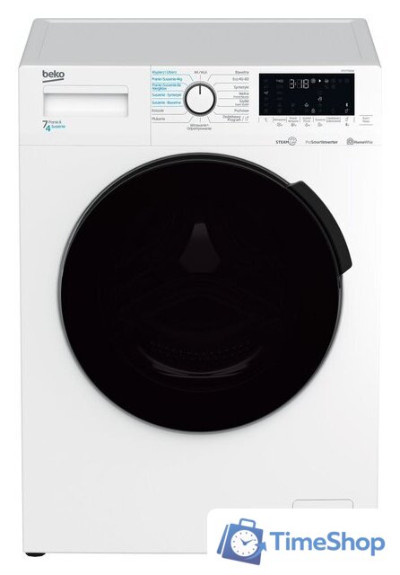 Стирально-сушильная машина BEKO HTV7716XW - Изображение №1 — Интернет-магазин Time-Shop