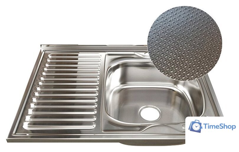 Кухонная мойка Mixline R 555235 (с сифоном) - Изображение №1 — Интернет-магазин Time-Shop
