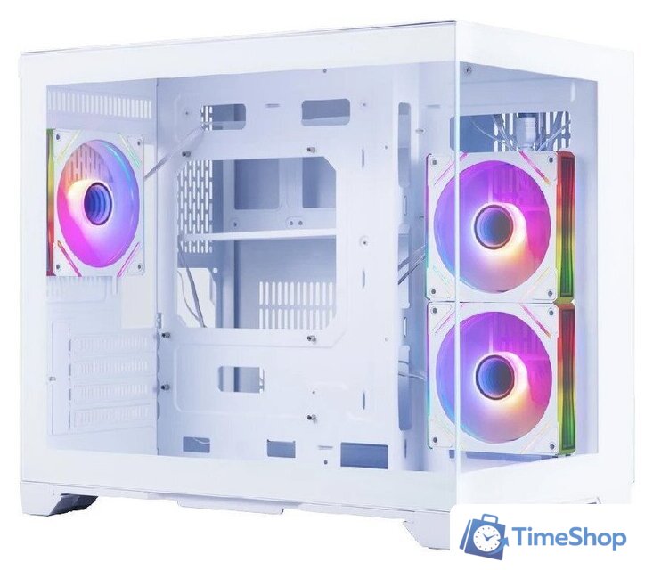 Корпус 1stPlayer MV6-TRANSPARENT ARGB (белый) - Изображение №1 — Интернет-магазин Time-Shop