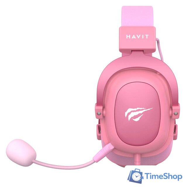 Наушники Havit Gamenote H2002d (розовый) - Изображение №2 — Интернет-магазин Time-Shop