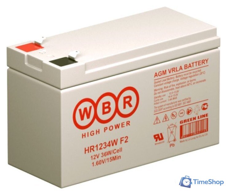 Аккумулятор для ИБП WBR HR1234W - Изображение №1 — Интернет-магазин Time-Shop
