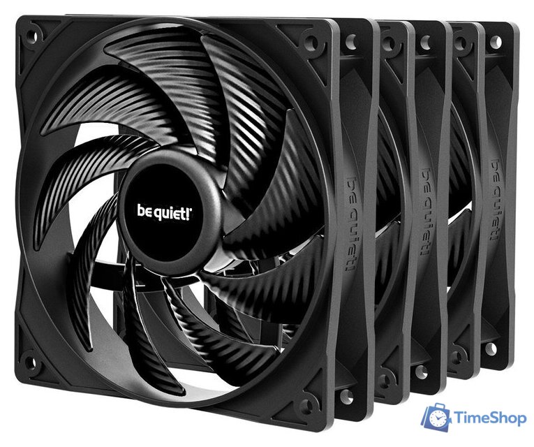 Комплект вентиляторов для корпуса be quiet! Pure Wings 3 120mm PWM HS BL140 - Изображение №1 — Интернет-магазин Time-Shop