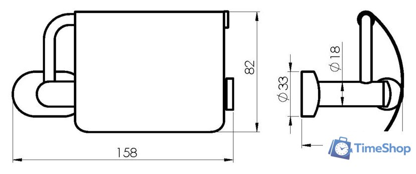 Набор для туалета Rubineta Este 670117 (хром) - Изображение №7 — Интернет-магазин Time-Shop