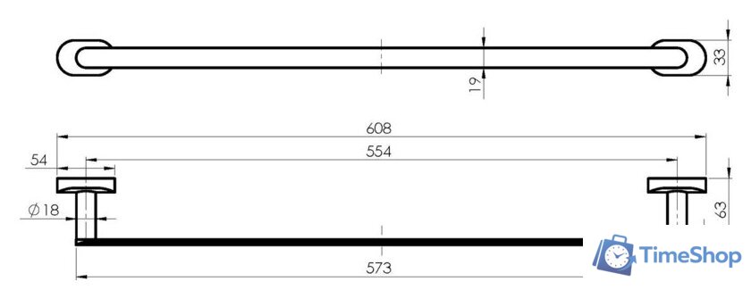 Набор для туалета Rubineta Este 670117 (хром) - Изображение №5 — Интернет-магазин Time-Shop