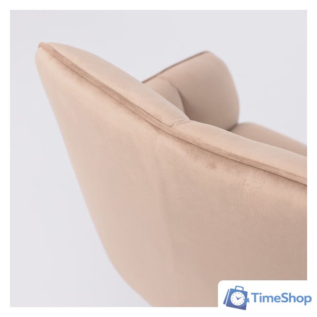 Интерьерное кресло AksHome Virginia (велюр, капучино HCJ-11/черный) - Изображение №15 — Интернет-магазин Time-Shop