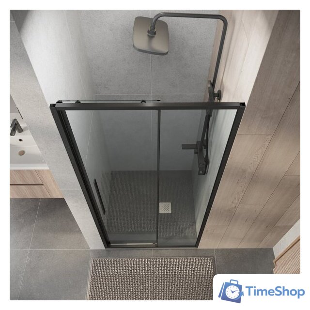 Душевая дверь Niagara Nova NG-34-12AGR 120x195 (графит/прозрачное стекло) - Изображение №9 — Интернет-магазин Time-Shop