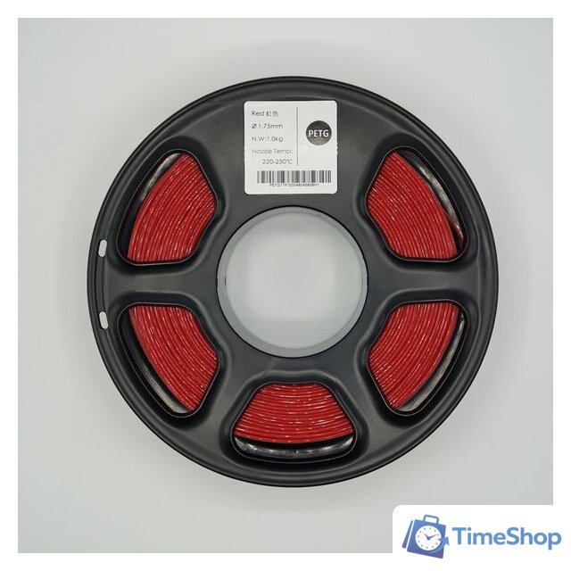 Пластик Mitek PETG 1.75мм 1000 г (красный) - Изображение №3 — Интернет-магазин Time-Shop