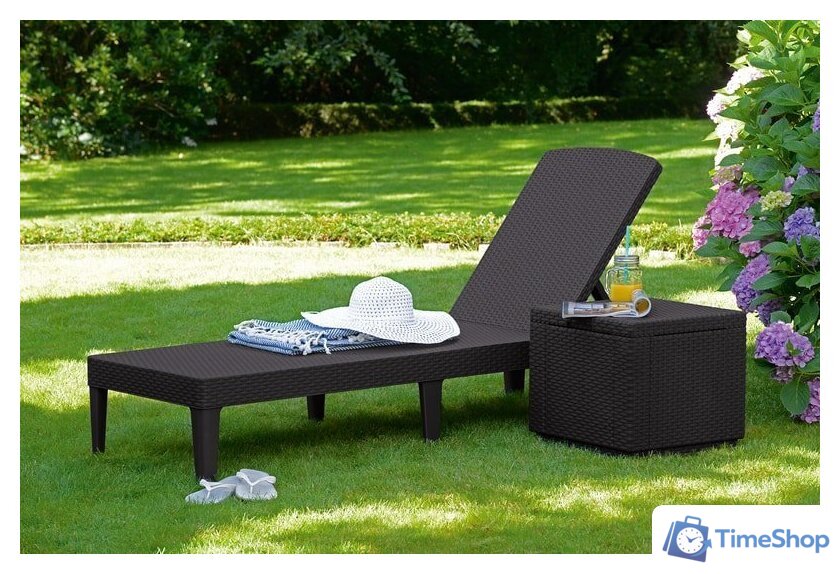 Шезлонг Keter Jaipur Sun (коричневый) - Изображение №2 — Интернет-магазин Time-Shop