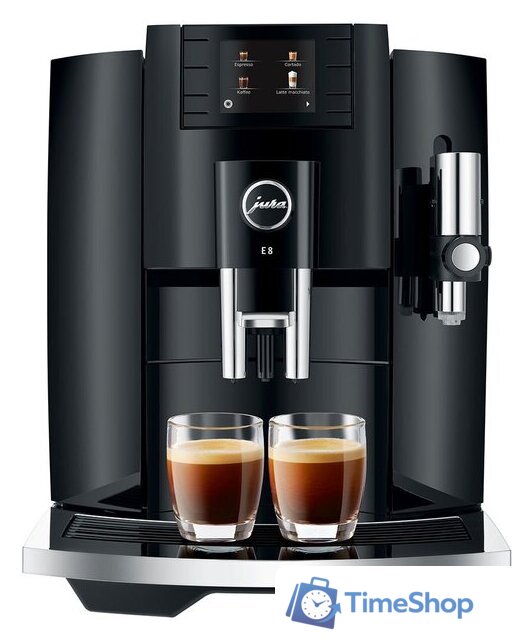 Кофемашина JURA E8 Piano Black 15355 - Изображение №2 — Интернет-магазин Time-Shop