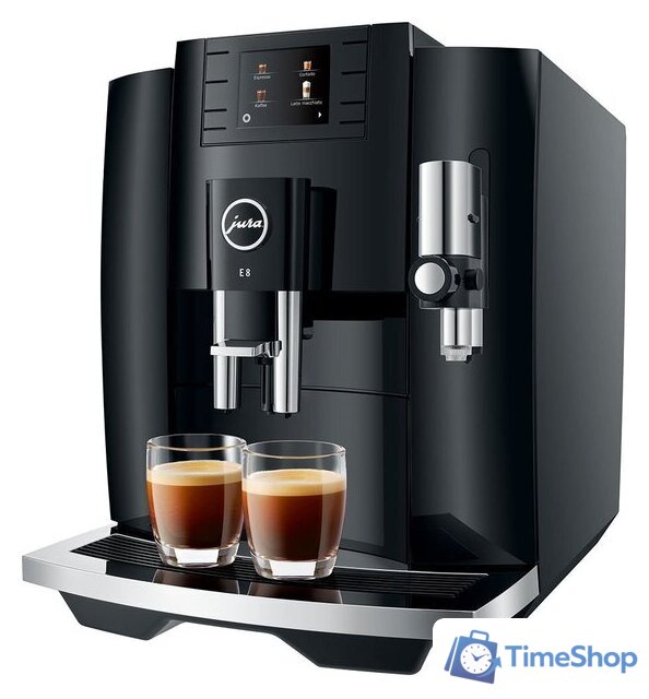 Кофемашина JURA E8 Piano Black 15355 - Изображение №1 — Интернет-магазин Time-Shop