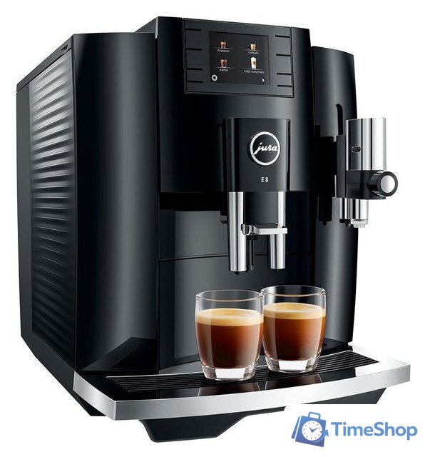 Кофемашина JURA E8 Piano Black 15355 - Изображение №3 — Интернет-магазин Time-Shop