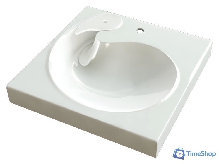 Умывальник Berge BRS-6060 Gloss (с сифоном) - Изображение №1 — Интернет-магазин Time-Shop