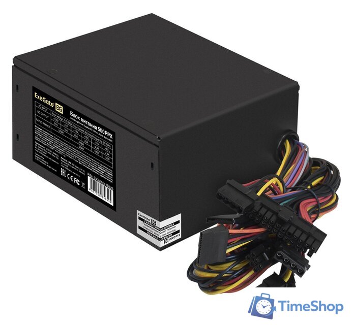 Блок питания ExeGate 500PPX EX221641RUS - Изображение №1 — Интернет-магазин Time-Shop