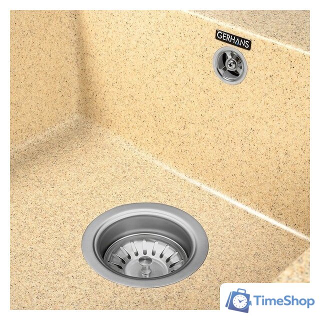 Кухонная мойка Gerhans B27 (песочный) - Изображение №4 — Интернет-магазин Time-Shop