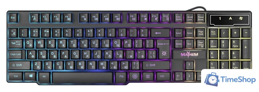 Клавиатура Defender Mayhem GK-360DL RU - Изображение №1 — Интернет-магазин Time-Shop