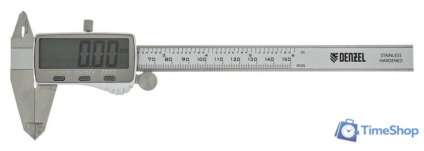 Штангенциркуль Denzel 31614 - Изображение №3 — Интернет-магазин Time-Shop