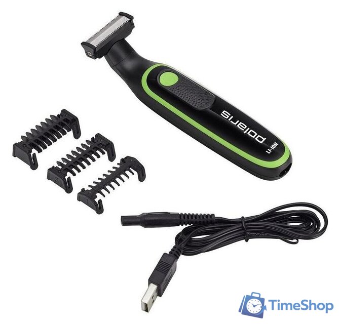 Триммер для бороды и усов Polaris PHC 0303RB - Изображение №2 — Интернет-магазин Time-Shop