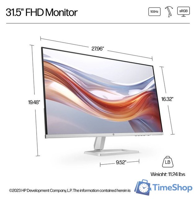 Монитор HP Series 5 532sf 94F50AS - Изображение №9 — Интернет-магазин Time-Shop