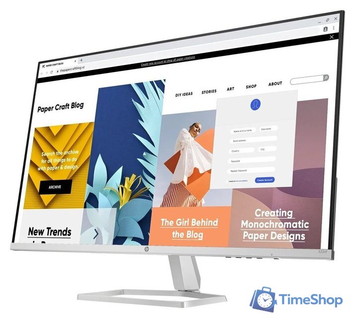 Монитор HP Series 5 532sf 94F50AS - Изображение №2 — Интернет-магазин Time-Shop