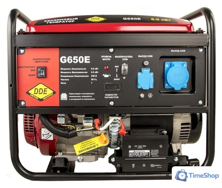 Бензиновый генератор DDE G650E - Изображение №5 — Интернет-магазин Time-Shop