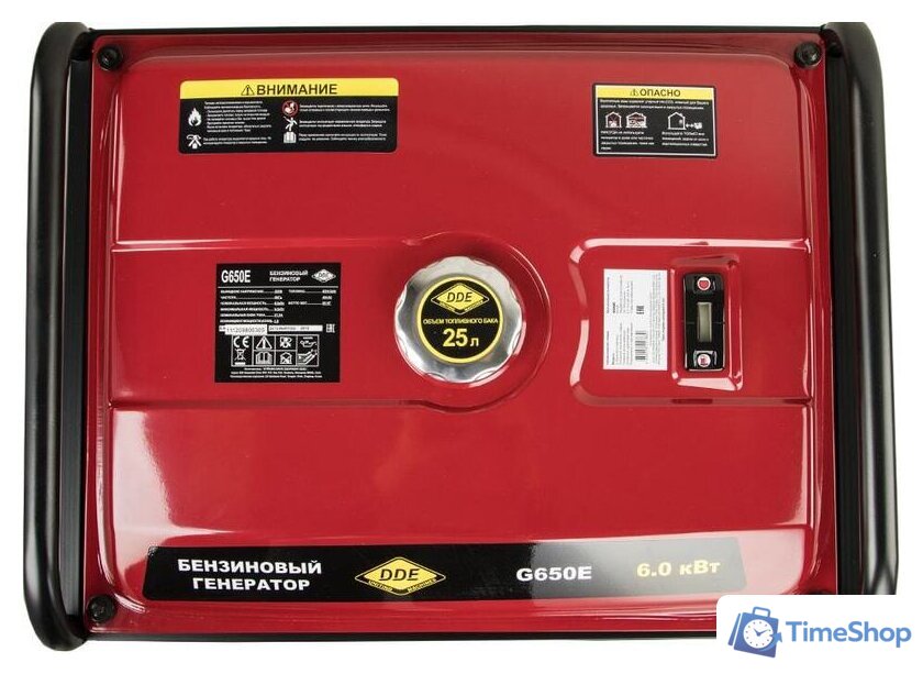 Бензиновый генератор DDE G650E - Изображение №6 — Интернет-магазин Time-Shop