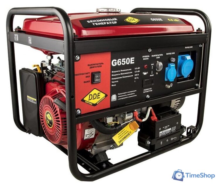 Бензиновый генератор DDE G650E - Изображение №1 — Интернет-магазин Time-Shop