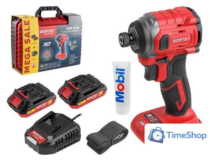 Винтоверт Wortex CWR 0218 1329731 (с 2-мя АКБ, кейс) - Изображение №1 — Интернет-магазин Time-Shop