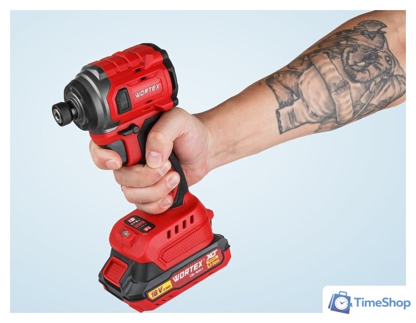 Винтоверт Wortex CWR 0218 1329731 (с 2-мя АКБ, кейс) - Изображение №6 — Интернет-магазин Time-Shop