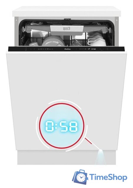 Встраиваемая посудомоечная машина Amica DIM66C7ELOiT - Изображение №1 — Интернет-магазин Time-Shop