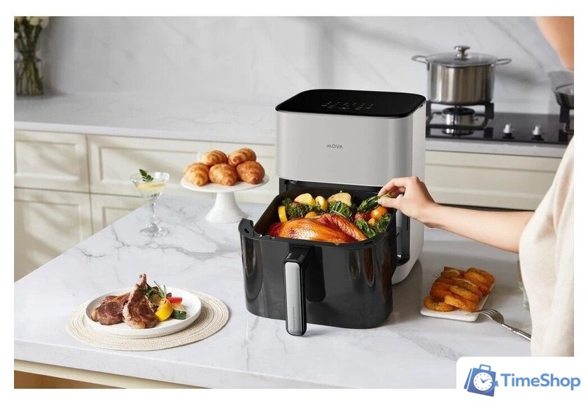 Аэрогриль (аэрофритюрница) Mova AeroChef FD10s Pro (белый) - Изображение №19 — Интернет-магазин Time-Shop