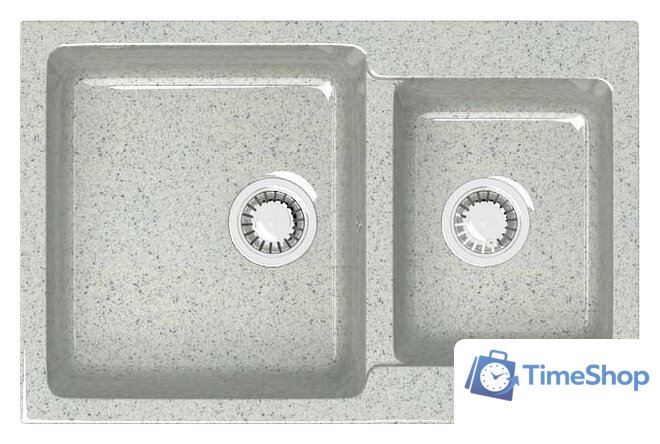 Кухонная мойка MARRBAXX Карельский камень модель 191/Q10 F191Q010 (серый/светло-серый) - Изображение №1 — Интернет-магазин Time-Shop