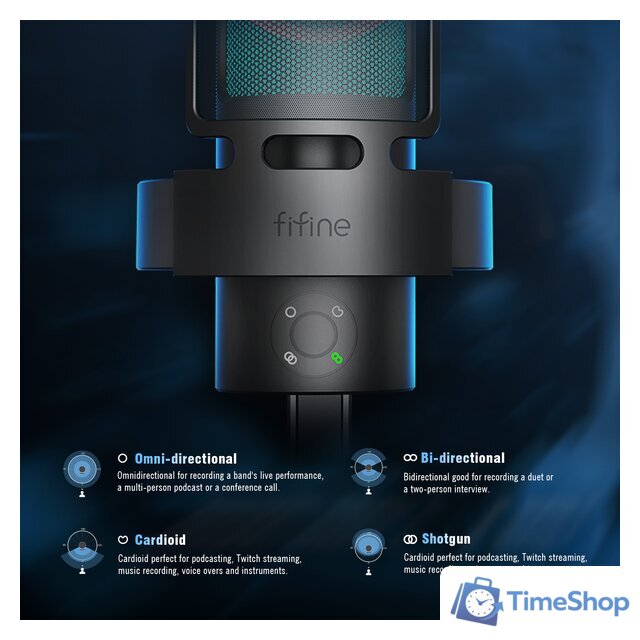 Проводной микрофон FIFINE A8 Plus - Изображение №5 — Интернет-магазин Time-Shop