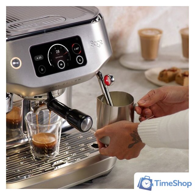 Рожковая кофеварка Sage Oracle Dual Boiler SES995BSS - Изображение №13 — Интернет-магазин Time-Shop