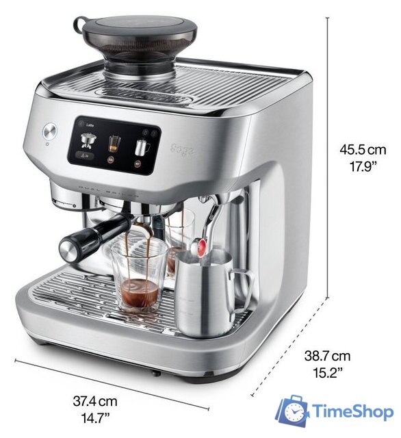 Рожковая кофеварка Sage Oracle Dual Boiler SES995BSS - Изображение №5 — Интернет-магазин Time-Shop