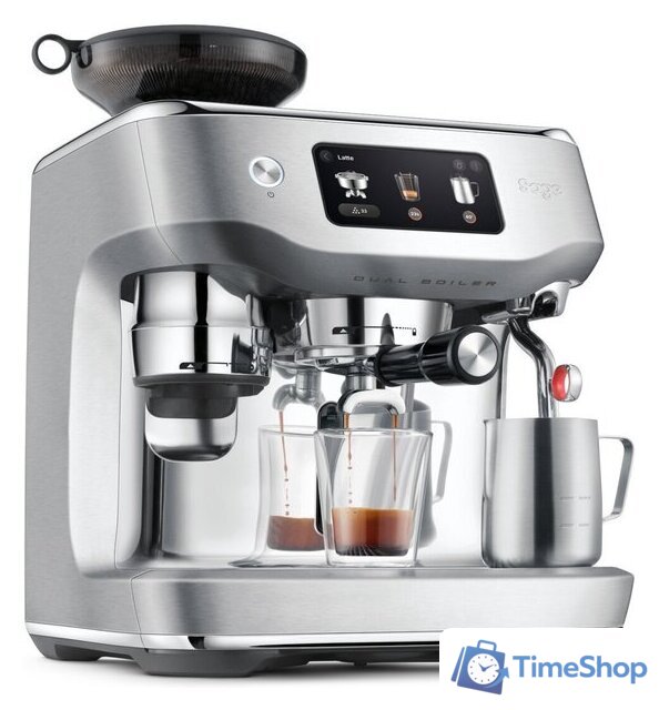 Рожковая кофеварка Sage Oracle Dual Boiler SES995BSS - Изображение №2 — Интернет-магазин Time-Shop