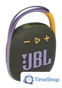 Беспроводная колонка JBL Clip 4 (зеленый) - Изображение №1 — Интернет-магазин Time-Shop