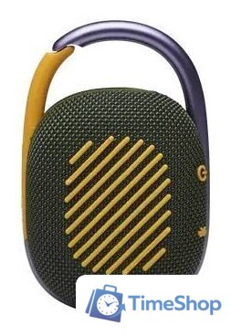 Беспроводная колонка JBL Clip 4 (зеленый) - Изображение №3 — Интернет-магазин Time-Shop