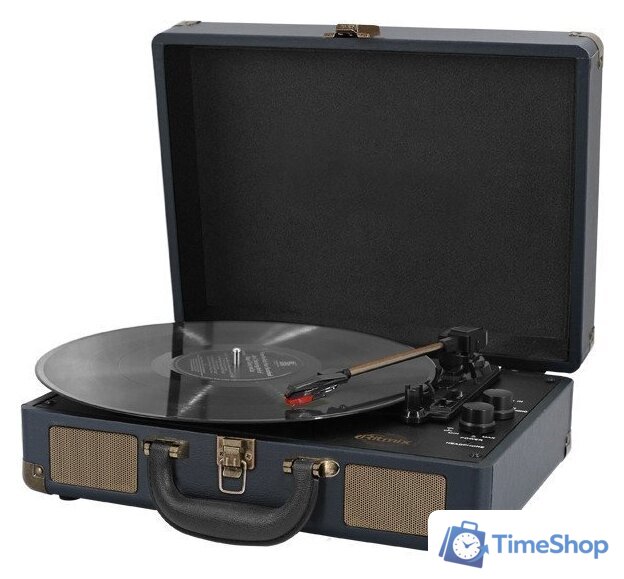 Виниловый проигрыватель Ritmix LP-160B (темно-синий) - Изображение №2 — Интернет-магазин Time-Shop