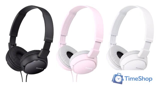 Наушники Sony MDR-ZX110 (белый) - Изображение №8 — Интернет-магазин Time-Shop