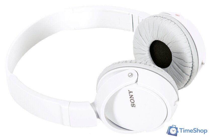 Наушники Sony MDR-ZX110 (белый) - Изображение №4 — Интернет-магазин Time-Shop