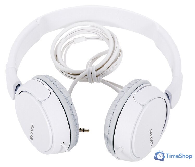 Наушники Sony MDR-ZX110 (белый) - Изображение №5 — Интернет-магазин Time-Shop