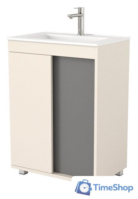  Дабер Тумба под умывальник 013 WeltWasser Deilbach 7517-60 Т13.6W.0.19 (бежевый/серый) - Изображение №1 — Интернет-магазин Time-Shop