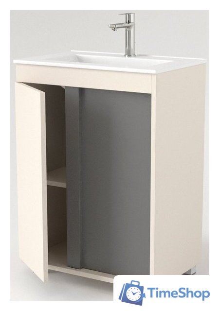  Дабер Тумба под умывальник 013 WeltWasser Deilbach 7517-60 Т13.6W.0.19 (бежевый/серый) - Изображение №2 — Интернет-магазин Time-Shop